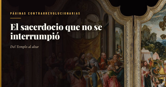 Tabla antigua de la Misa de san Gregorio: el Papa, revestido y con la mitra, se arrodilla ante el altar con el cáliz delante mientras sobre el ara se aparece Cristo varón de dolores entre los instrumentos de la Pasión, con dos clérigos detrás