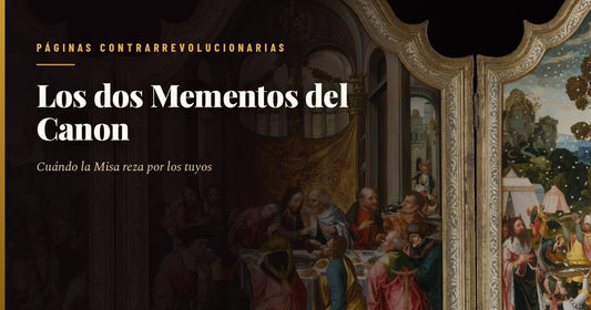 Tabla antigua de la Misa de san Gregorio: el Papa, arrodillado ante un altar de piedra con el cáliz y el misal abierto, ve aparecer sobre el ara a Cristo varón de dolores entre los instrumentos de la pasión, mientras un clérigo le sostiene la casulla