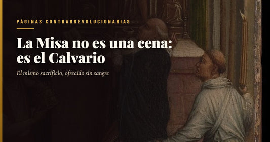 La Misa de san Gregorio, tabla flamenca: el sacerdote revestido ante el altar durante la consagración, con Cristo varón de dolores y los instrumentos de la Pasión