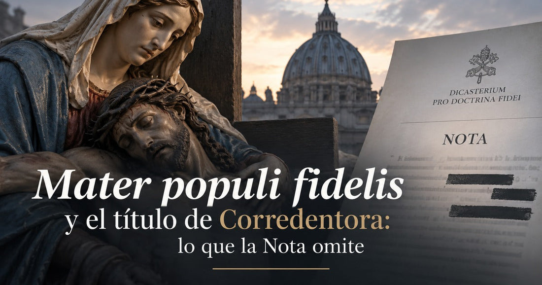 Mater populi fidelis y el título de Corredentora: lo que la Nota omite