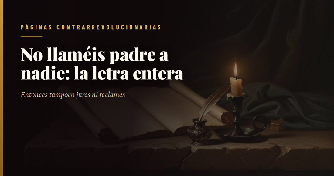 Grabado antiguo de Cristo enseñando de pie ante un grupo de escribas y fariseos con filacterios y mantos amplios en el atrio del Templo, con la mano derecha levantada en gesto de reprensión, columnas altas al fondo y un discípulo tomando nota a sus pies