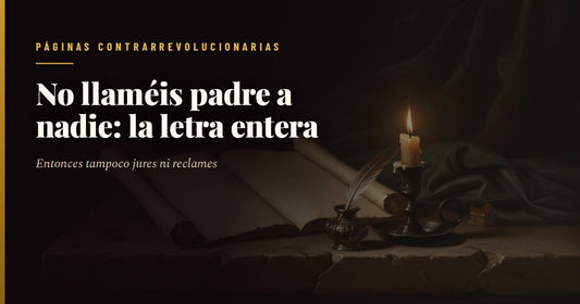 Grabado antiguo de Cristo enseñando de pie ante un grupo de escribas y fariseos con filacterios y mantos amplios en el atrio del Templo, con la mano derecha levantada en gesto de reprensión, columnas altas al fondo y un discípulo tomando nota a sus pies