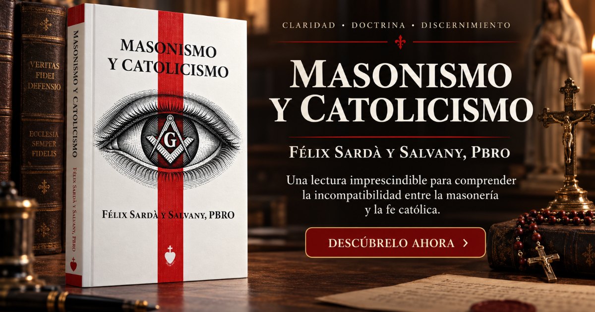Masonismo y Catolicismo, de Félix Sardá y Salvany