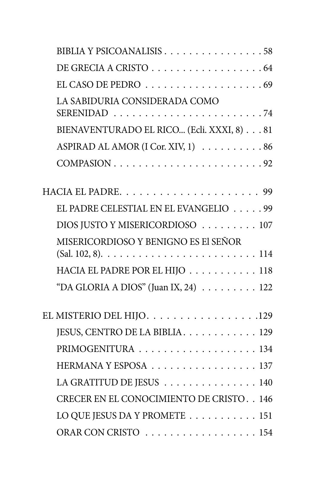 Índice de Espiritualidad Bíblica, de Mons. Dr. Juan Straubinger (página 2)