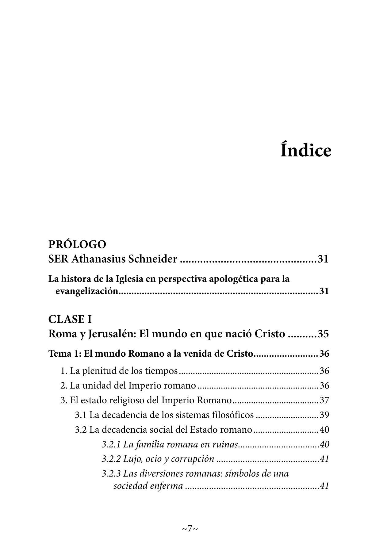 Índice de Historia de la Iglesia Católica. Volumen I. Edad Antigua (página 1)