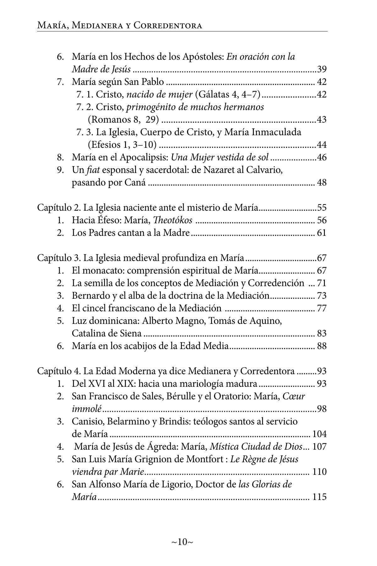Índice de María, Medianera y Corredentora (página 2)