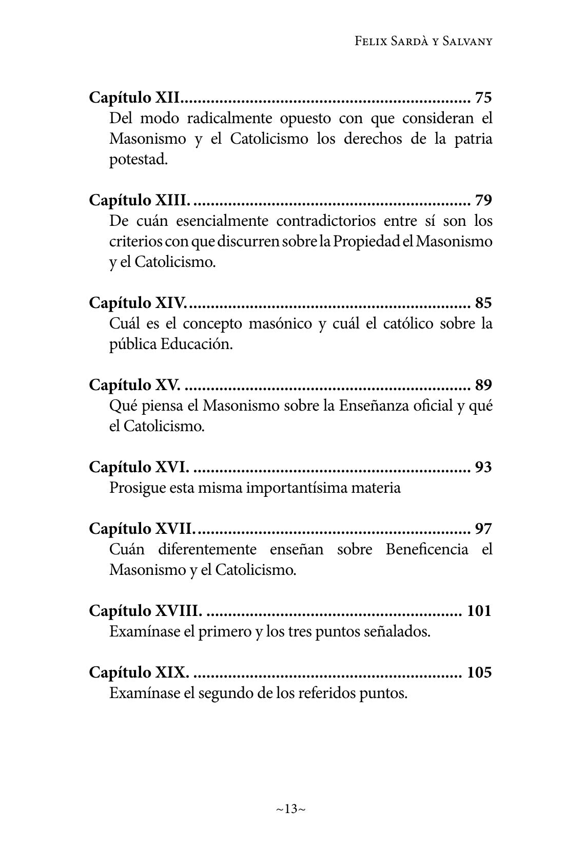 Índice de Masonismo y Catolicismo (página 3)