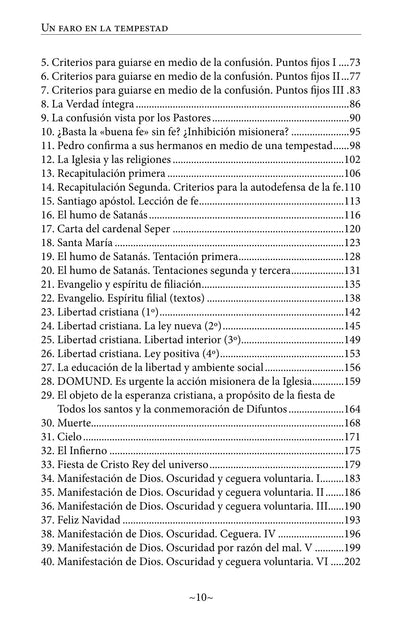 Índice de Un faro en la tempestad (página 2)
