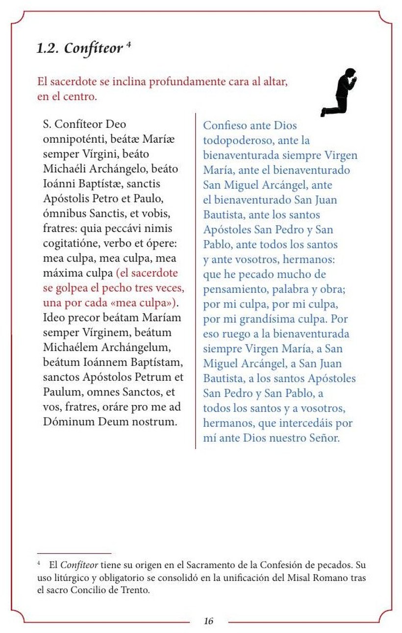 Misal de la Misa tradicional en latín y español