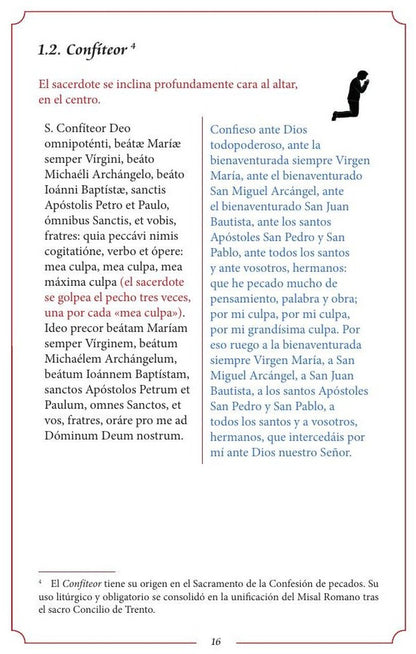 Misal de la Misa tradicional en latín y español